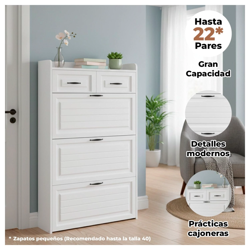 ZAPATERO MUEBLE ORGANIZADOR DE ALTA CALIDAD CON DISEÑO SOFISTICADO - 8