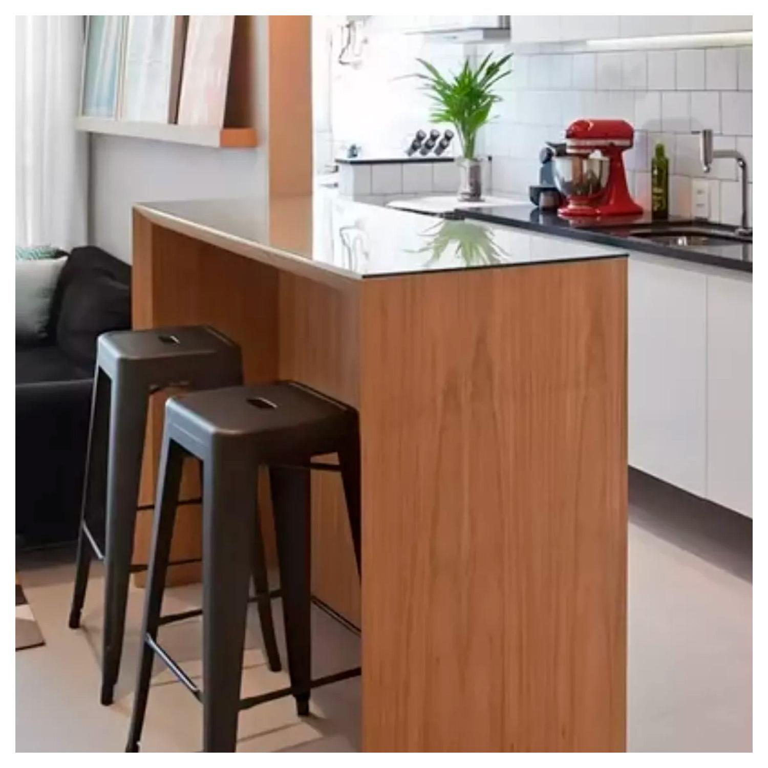 TABURETE EN ACERO IDEAL PARA BARES COCINA Y RESTAURANTE - 5