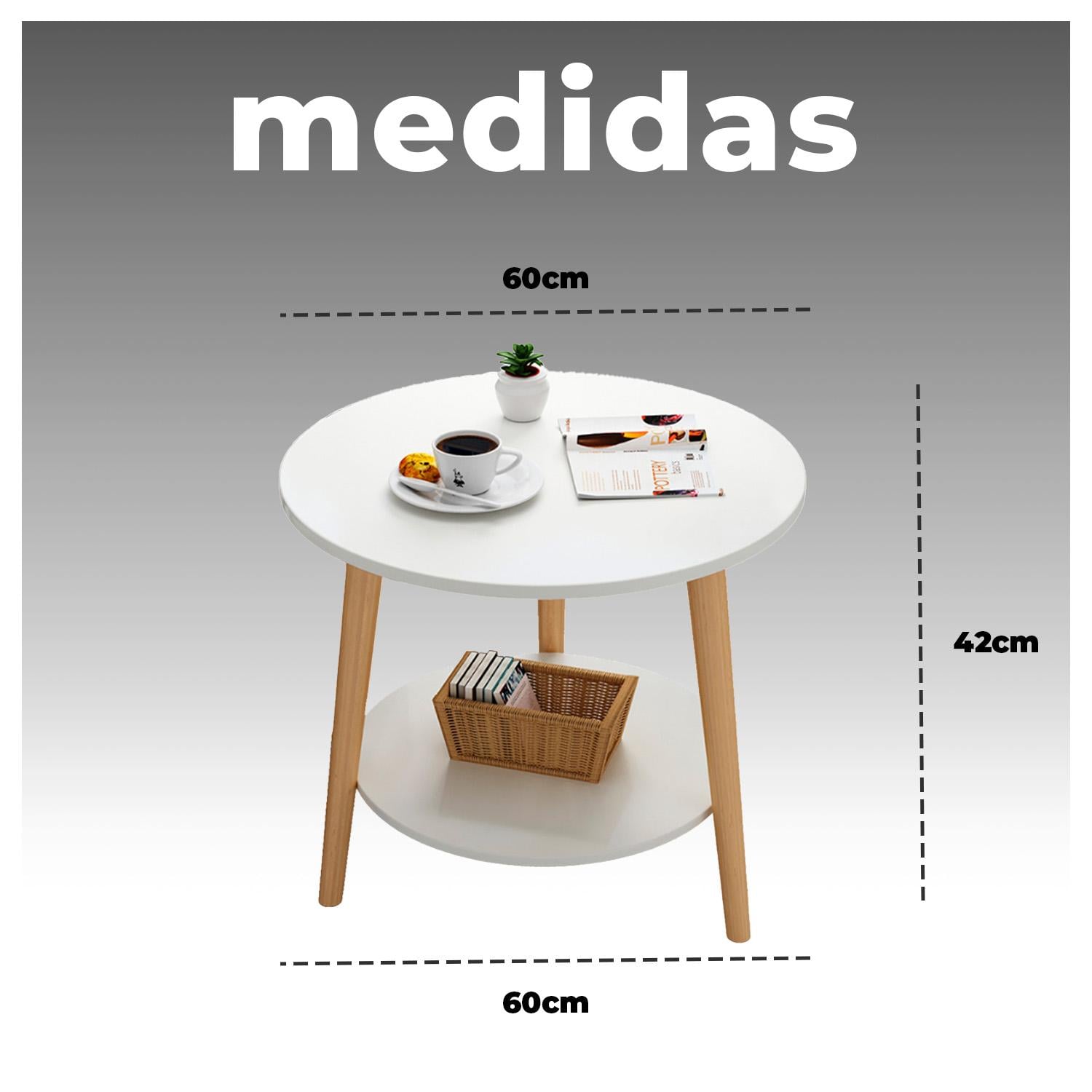 MESA DE CENTRO CON DOBLE NIVEL ORGANIZACION Y ESTILO - 4