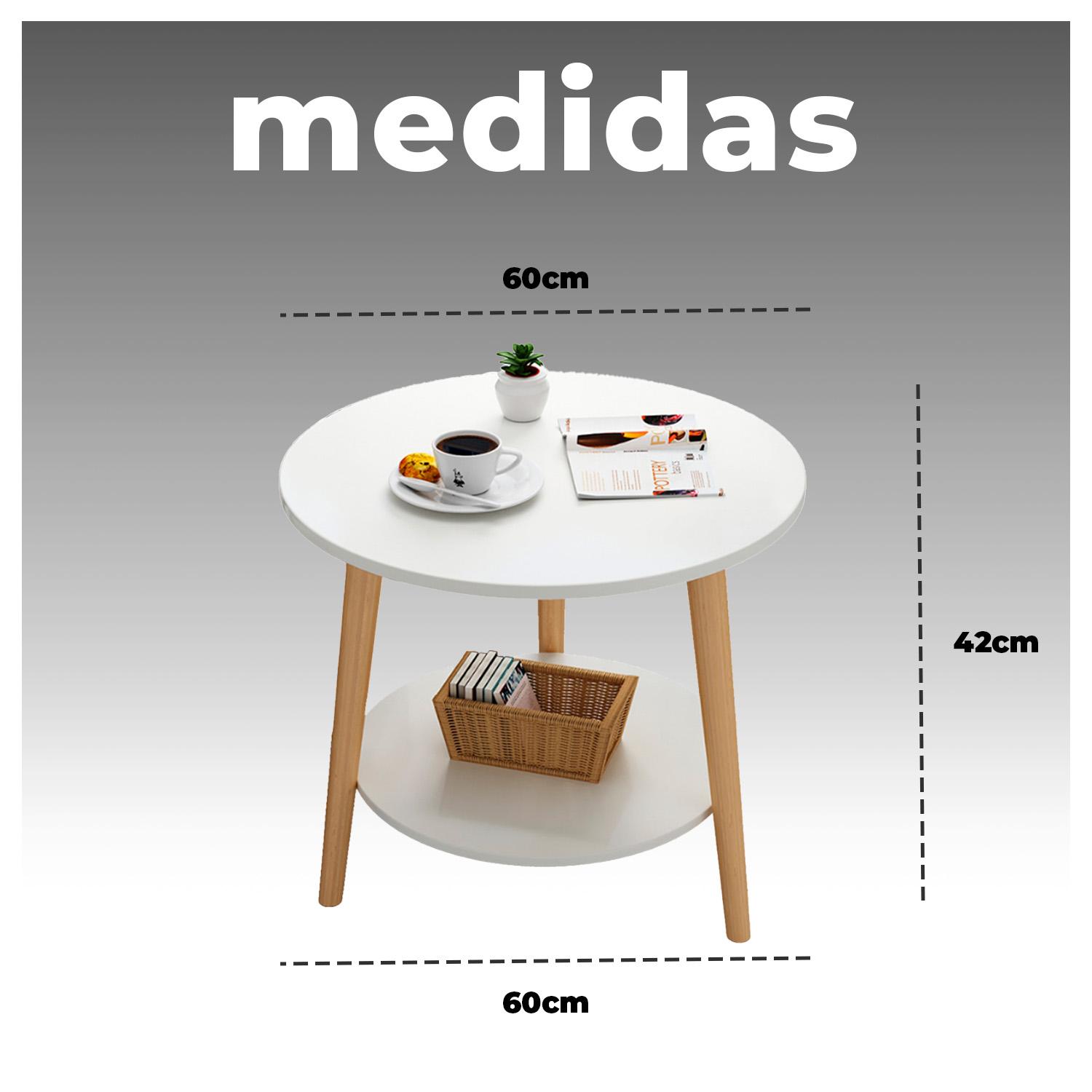 MESA DE CENTRO CON DOBLE NIVEL ORGANIZACION Y ESTILO - 5