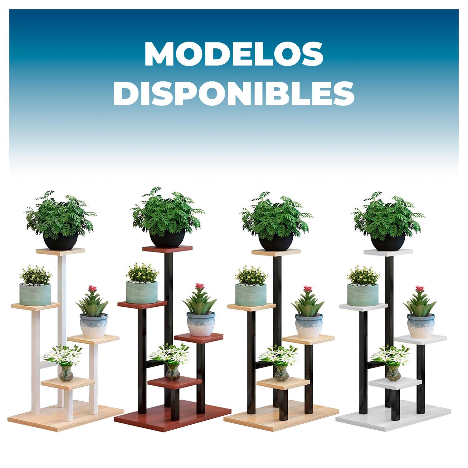 ESTANTE PARA PLANTAS DE MADERA SOPORTE DECORATIVO MULTIUSO - 3