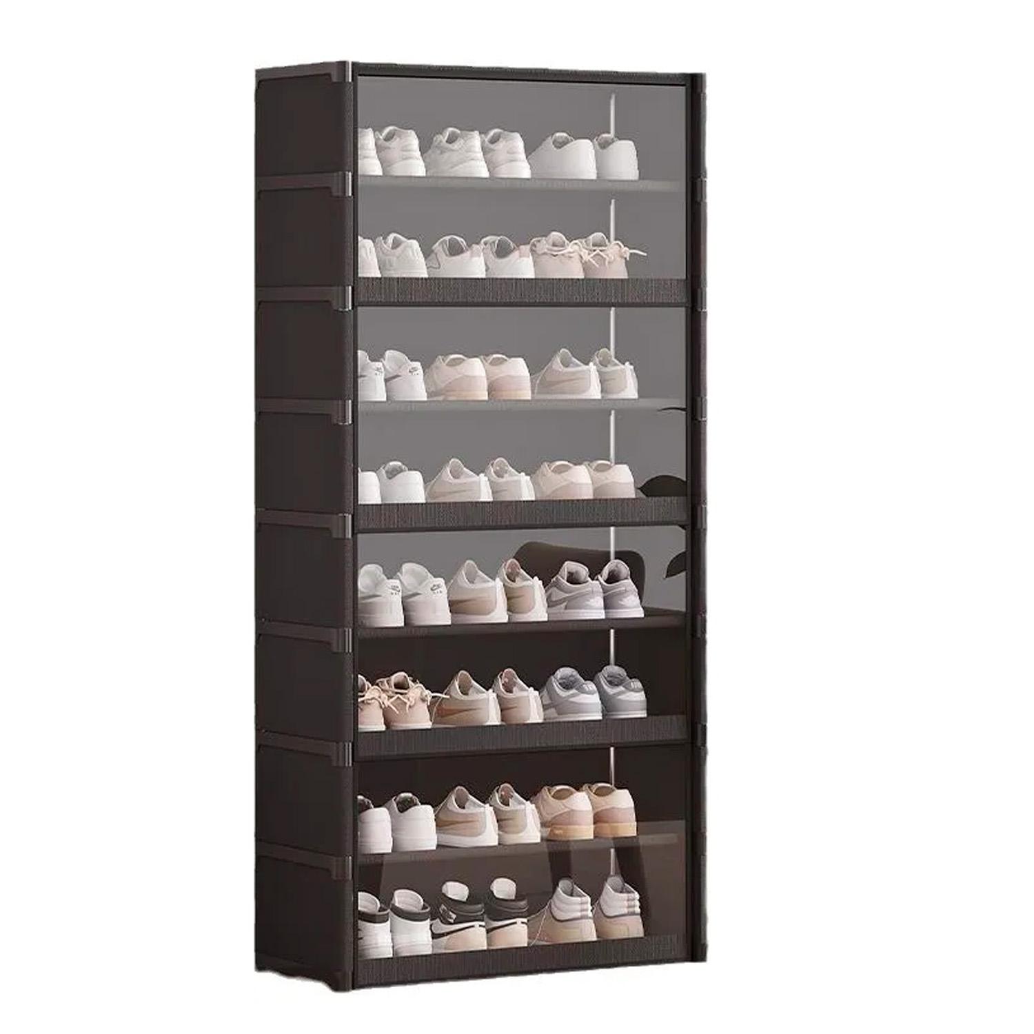 ZAPATERO VERTICAL CON TAPA PET 30X64X139CM 8 NIVELES - 1