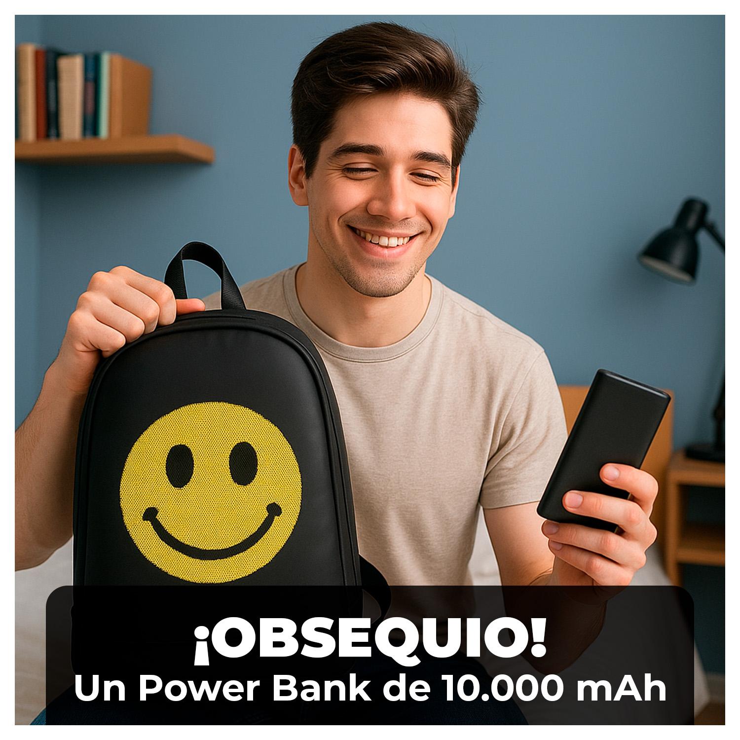 MOCHILA LED PERSONALIZABLE CON PANTALLA ANIMADA Y POWER BANK - 4