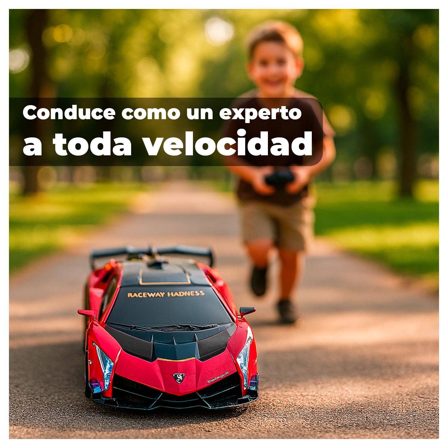 AUTO ROBOT TRANSFORMABLE CON LUCES LED JUGUETE INTERACTIVO PARA NIÑOS - 3