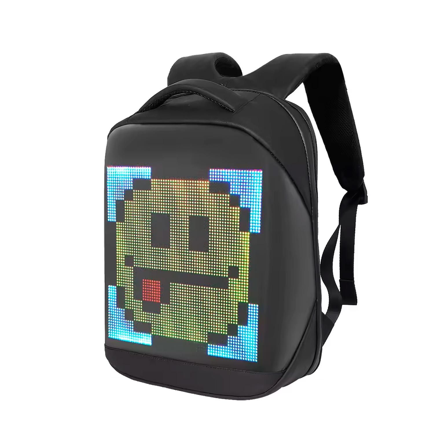 MOCHILA INTELIGENTE CON PANTALLA LED Y POWER BANK EXPRESA TU ESTILO - 1
