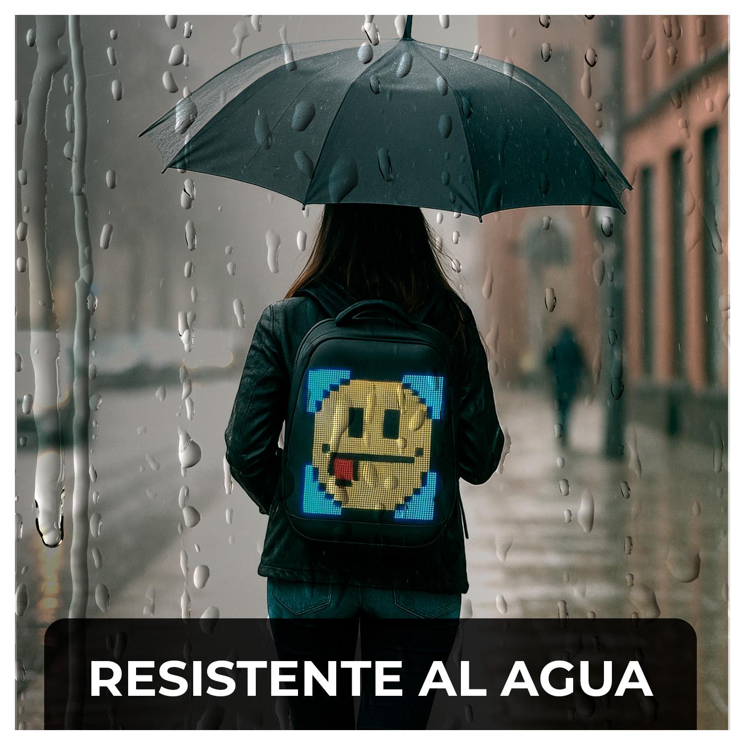 MOCHILA INTELIGENTE CON PANTALLA LED Y POWER BANK EXPRESA TU ESTILO - 3