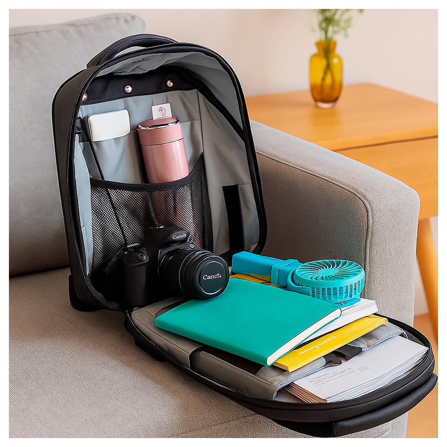 MOCHILA INTELIGENTE CON PANTALLA LED Y POWER BANK EXPRESA TU ESTILO - 6
