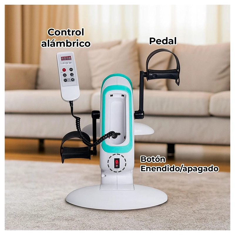 PEDALERA REHABILITACION ELE CTRICA CON CONTROL Y PANTALLA LED - 4