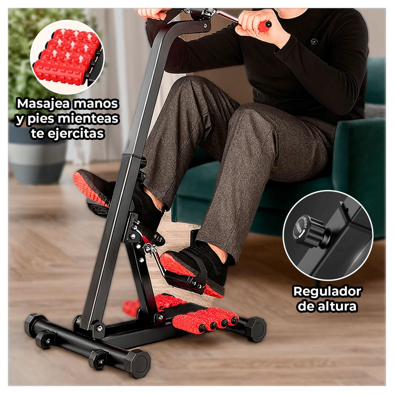 PEDALERA REHABILITACION 2 EN 1 BRAZOS Y PIERNAS CON MONITOR - 2