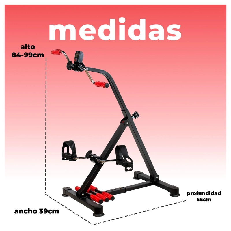 PEDALERA REHABILITACION 2 EN 1 BRAZOS Y PIERNAS CON MONITOR - 6