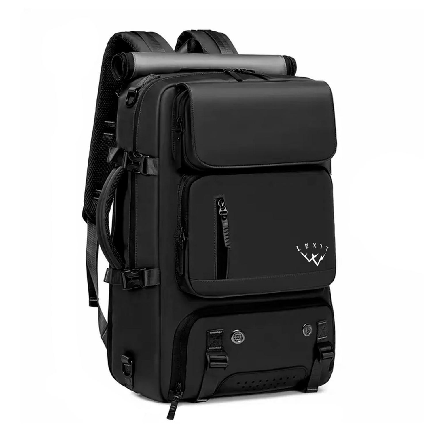 MOCHILA MULTIFUNCIONAL VIAJERA IMPERMEABLE PUERTO USB DISEÑO EXPANDIBLE - 1