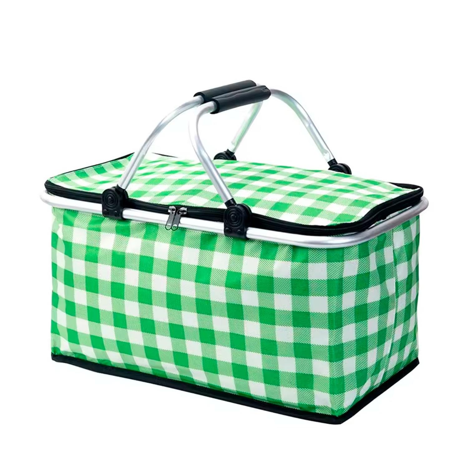 CANASTA DE PICNIC CON AISLANTE TE RMICO VIAJERA PLEGABLE - 1