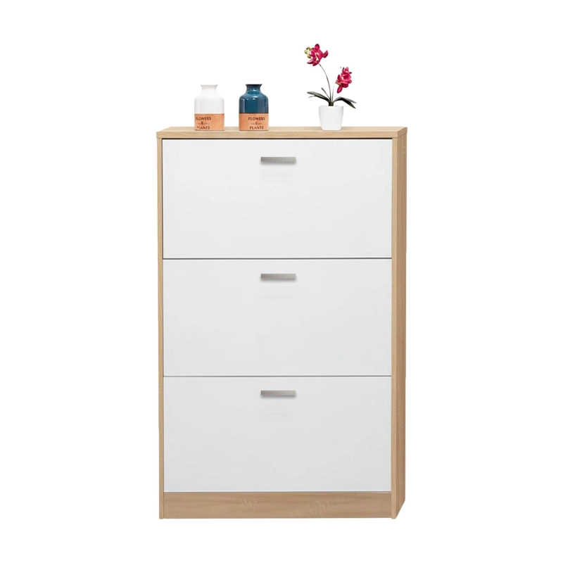 ZAPATERO MUEBLE ORGANIZADOR 3 NIVELES COMPACTA PARA 18 PARES - 1