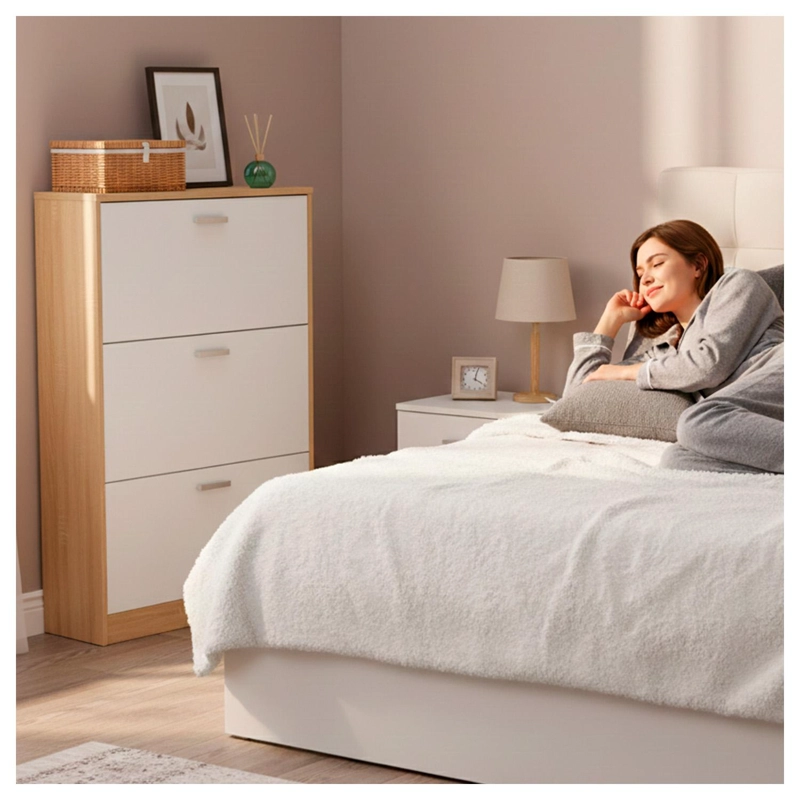 ZAPATERO MUEBLE ORGANIZADOR 3 NIVELES COMPACTA PARA 18 PARES - 5
