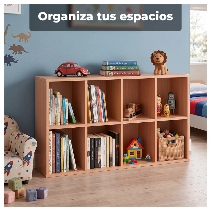 ESTANTE BIBLIOTECA ORGANIZADOR MULTIFUNCIONAL 120X30X64 - 2