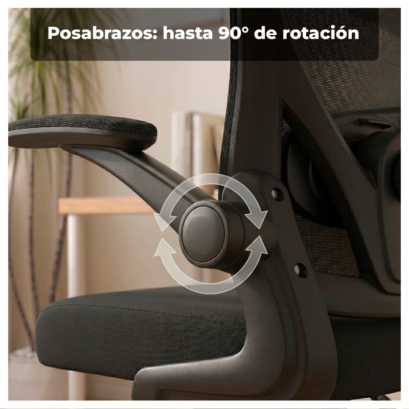 SILLA OFICINA ERGONOMICA RECLINABLE APOYACABEZA - 10