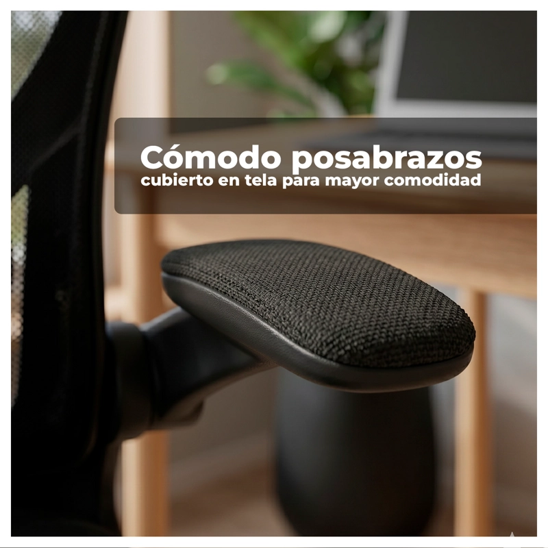 SILLA OFICINA ERGONOMICA RECLINABLE APOYACABEZA - 9
