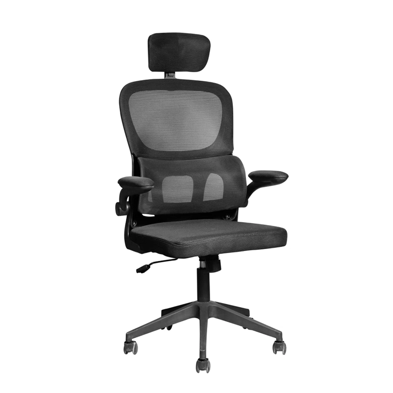 SILLA OFICINA ERGONOMICA RECLINABLE SOPORTE LUMBAR - 1