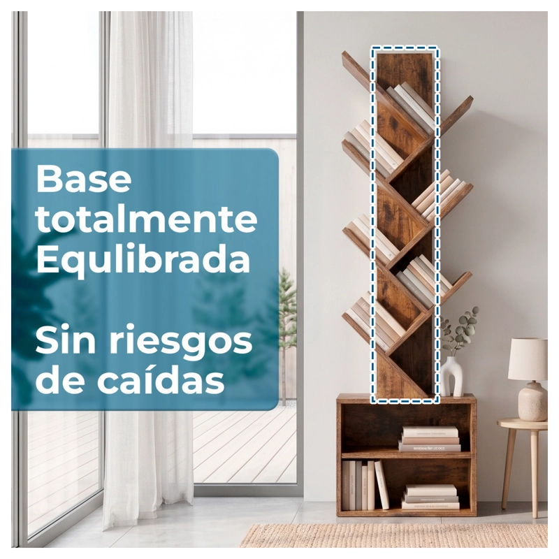 ESTANTE MUEBLE BIBLIOTECA ORGANIZADOR PARA LIBROS 6 NIVELES - 4