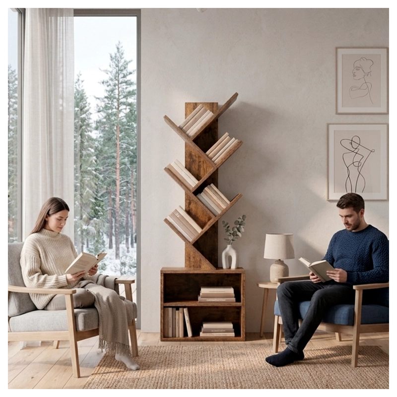 ESTANTE MUEBLE BIBLIOTECA ORGANIZADOR PARA LIBROS 6 NIVELES - 5