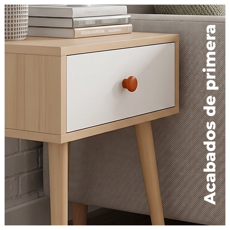 VELADOR DE MADERA CON 1 CAJON Y PATAS ALTAS 55X40X30 CM - 3