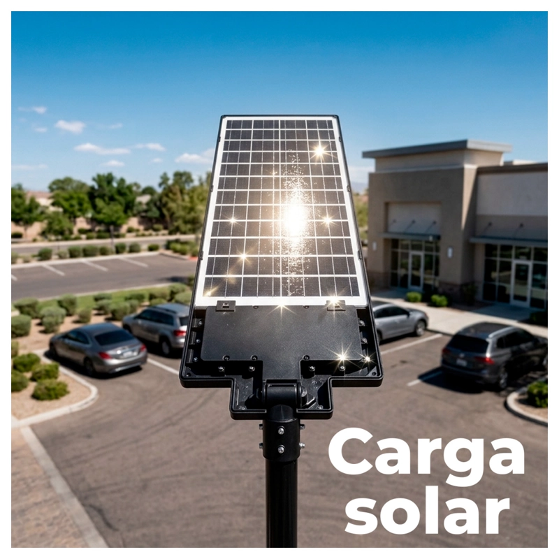 Foco LED Solar 400W 800 Lúmenes 504 LED IP65 con Sensor y Control Remoto - 4