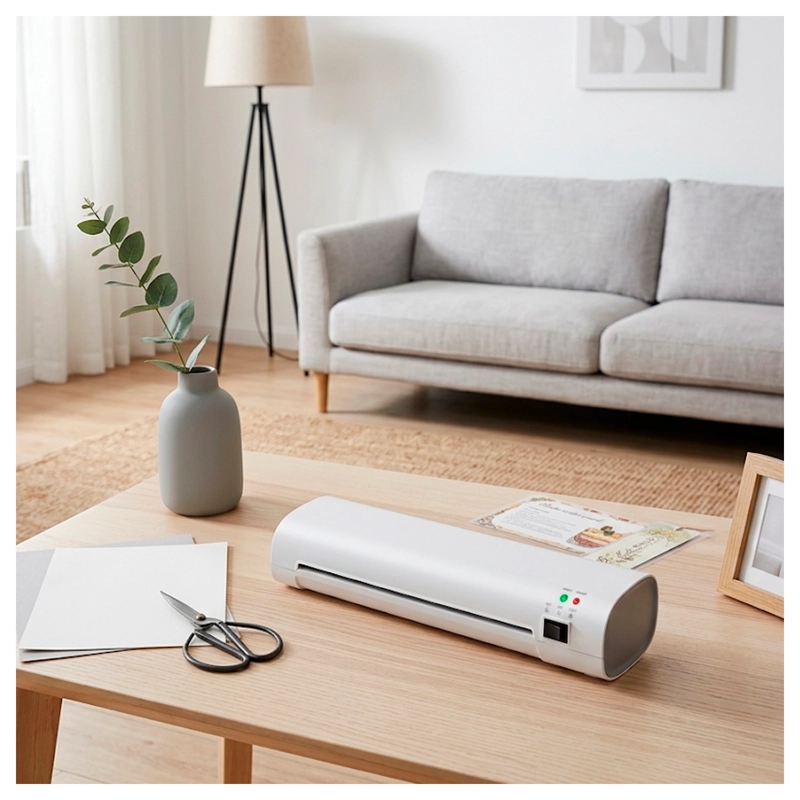 LAMINADORA FRIO CALIENTE 260W CON KIT DE CORTE 300 LAMINAS - 7