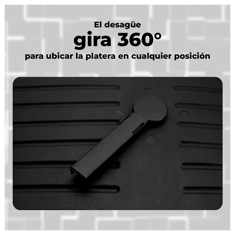 Secaplatos 2 Niveles Con Desagüe 360° - 4