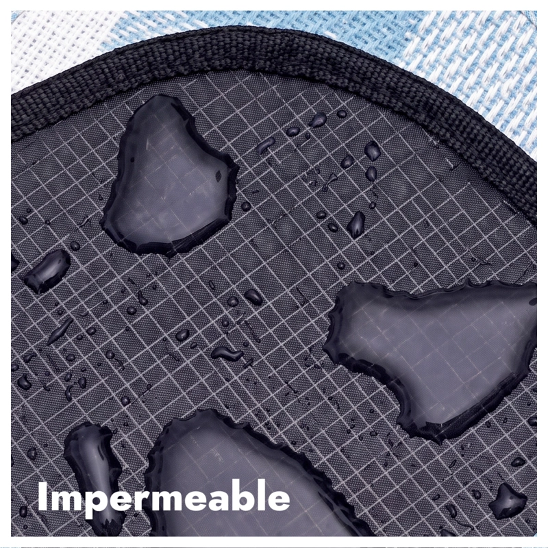 MANTA PICNIC IMPERMEABLE 200X150 CM PLEGABLE CON ASA - 6