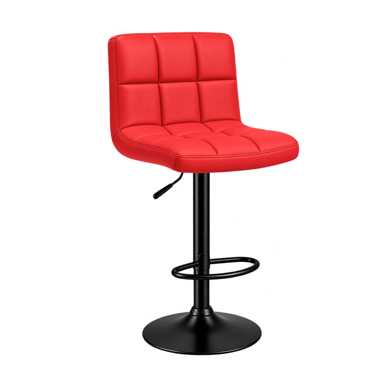 SILLA DE BAR CON BASE MATE Y ALTURA REGULABLE DISEÑO MODERNO - 1