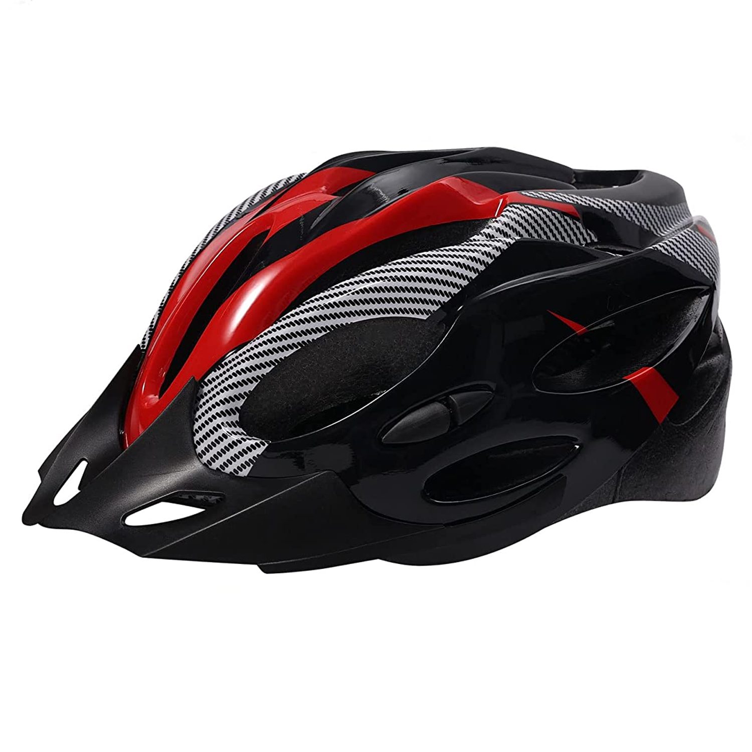 CASCO BICICLETA PROFESIONAL FULL SEGURIDAD EN COLOR ROJO - 1
