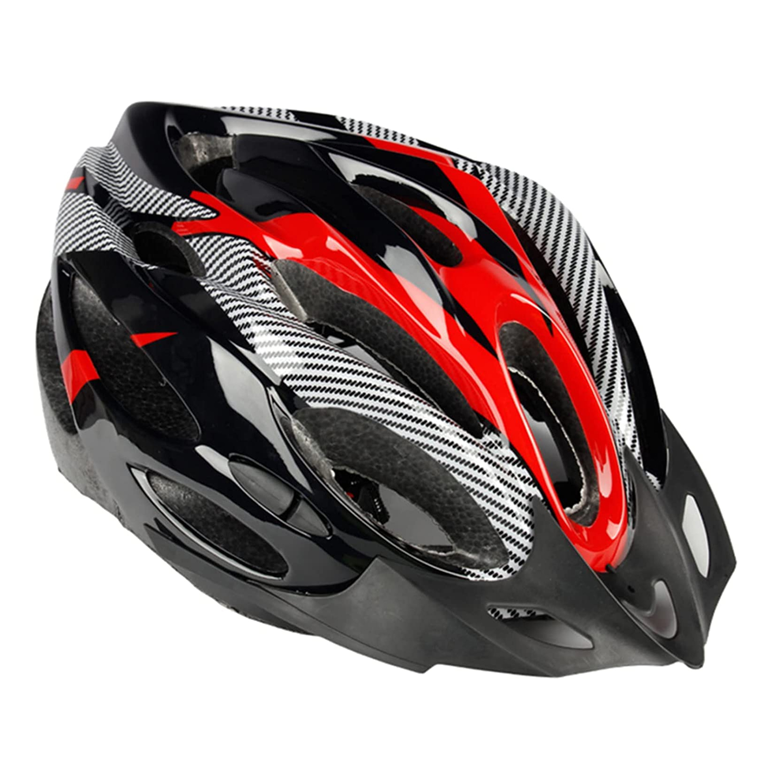 CASCO BICICLETA PROFESIONAL FULL SEGURIDAD EN COLOR ROJO - 3