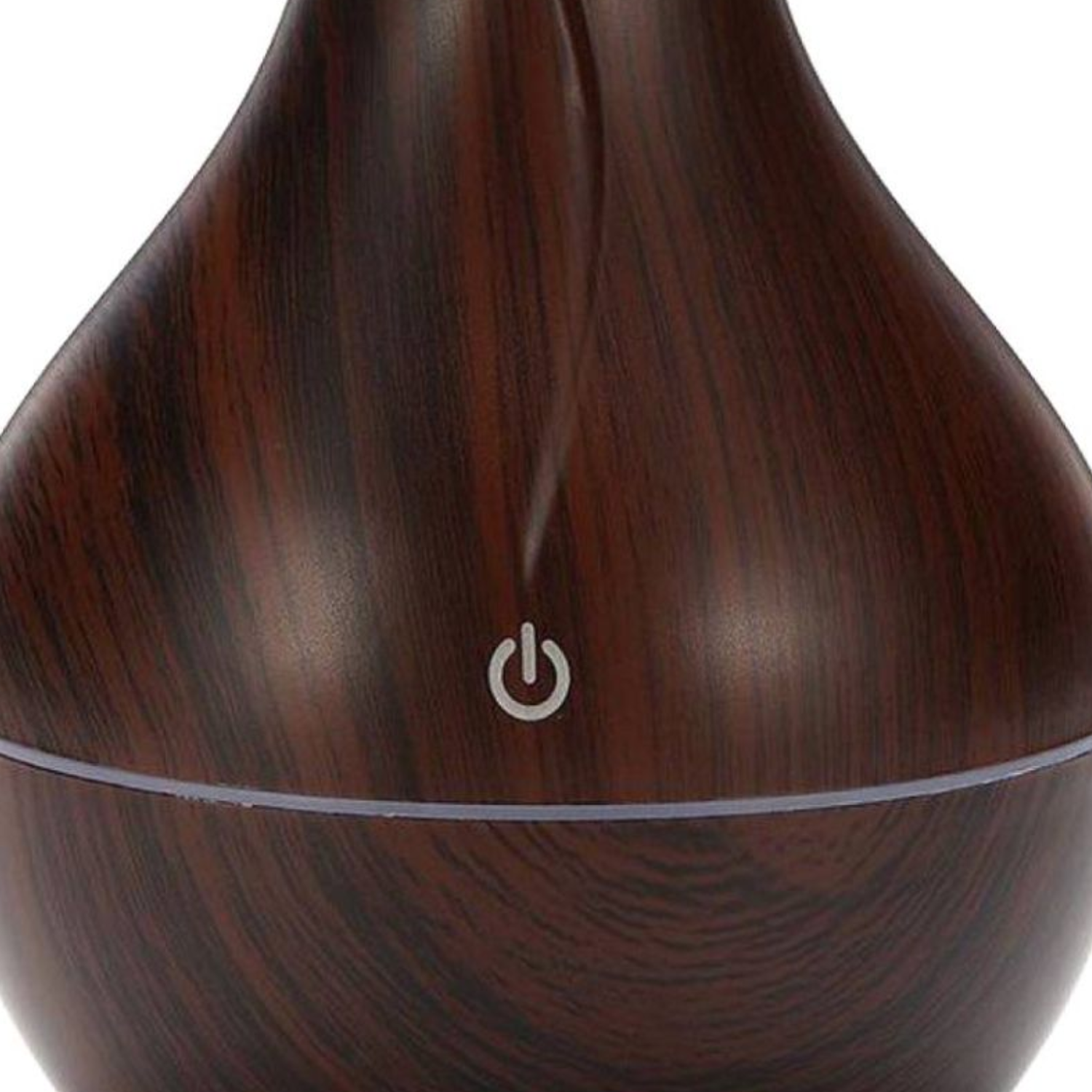 HUMIDIFICADOR AROMATIZADOR 130 ML JARRÓN MADERA LED USB - 4