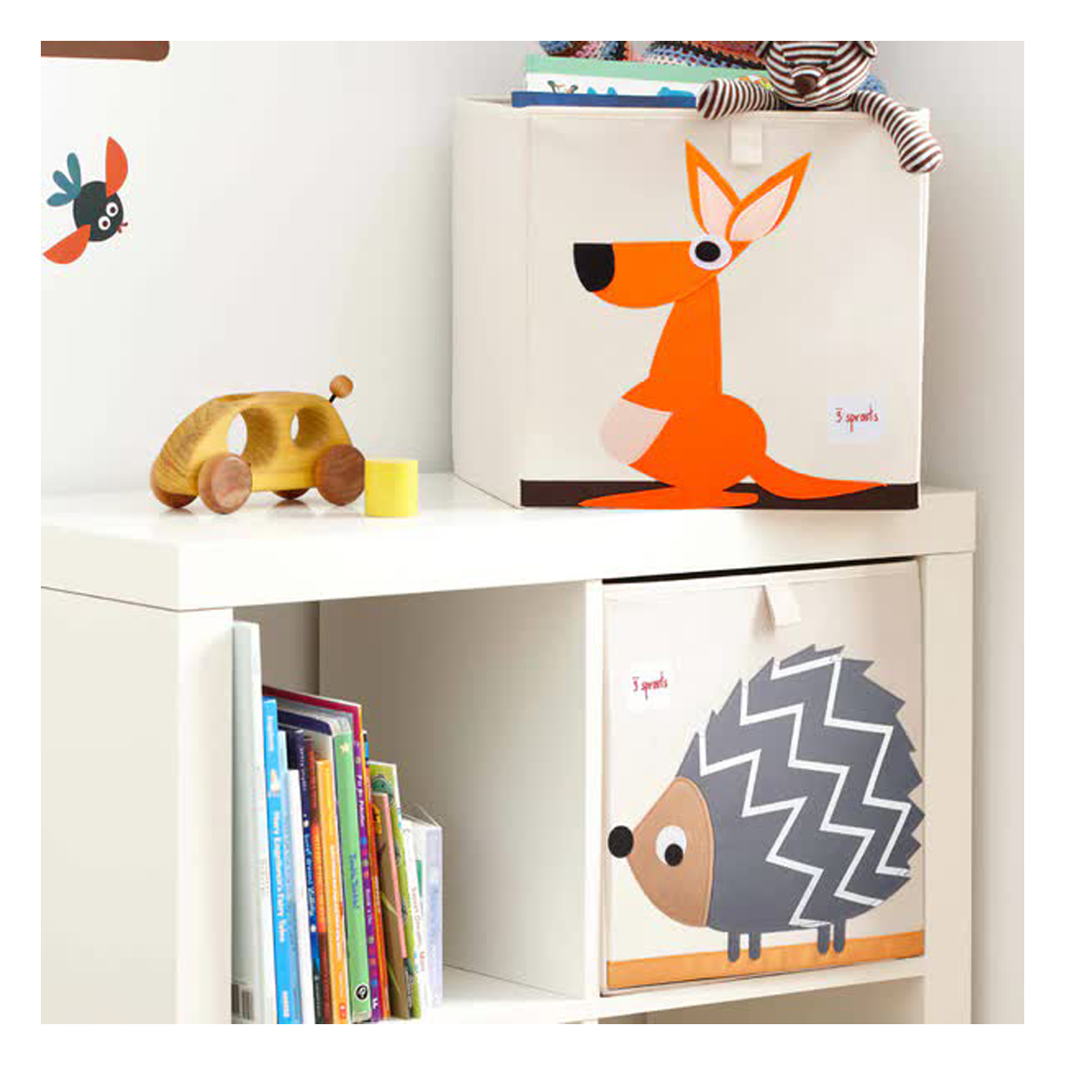 CAJA IMPORTCLICK BEIGE JUGUETES INFANTIL CANGURO - 1