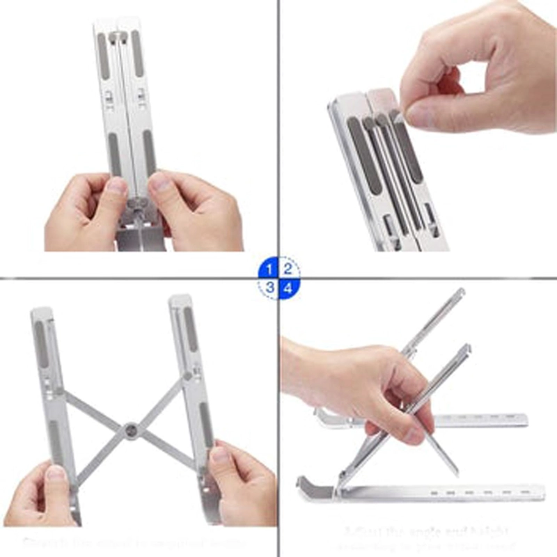 SOPORTE IMPORTCLICK NOTEBOOK COMPUTADOR PLEGABLE ALUMINIO - 2