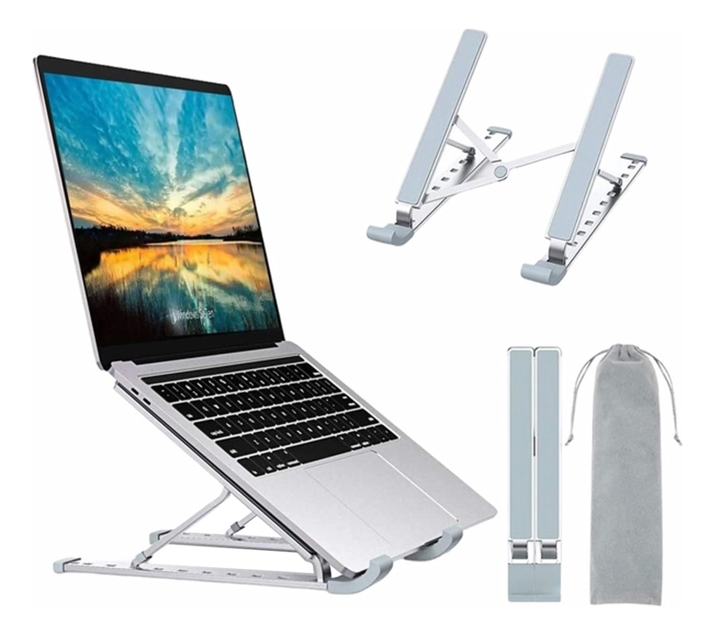 SOPORTE IMPORTCLICK NOTEBOOK COMPUTADOR PLEGABLE ALUMINIO - 3