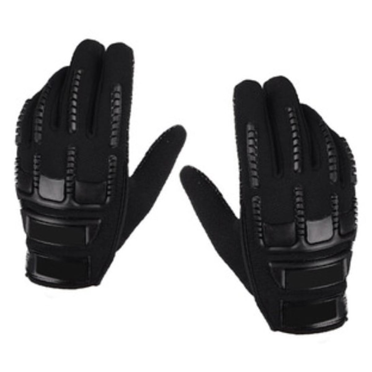 GUANTE MOTO BICICLETA TÁCTICO NEGRO 130 GR - 3