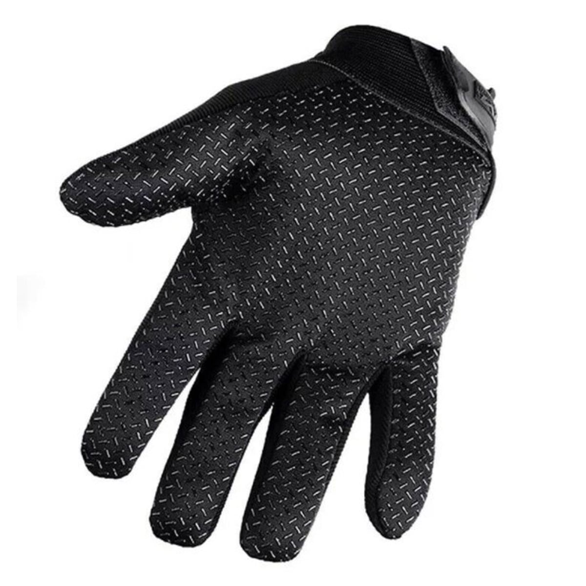 GUANTE MOTO BICICLETA TÁCTICO NEGRO 130 GR - 4