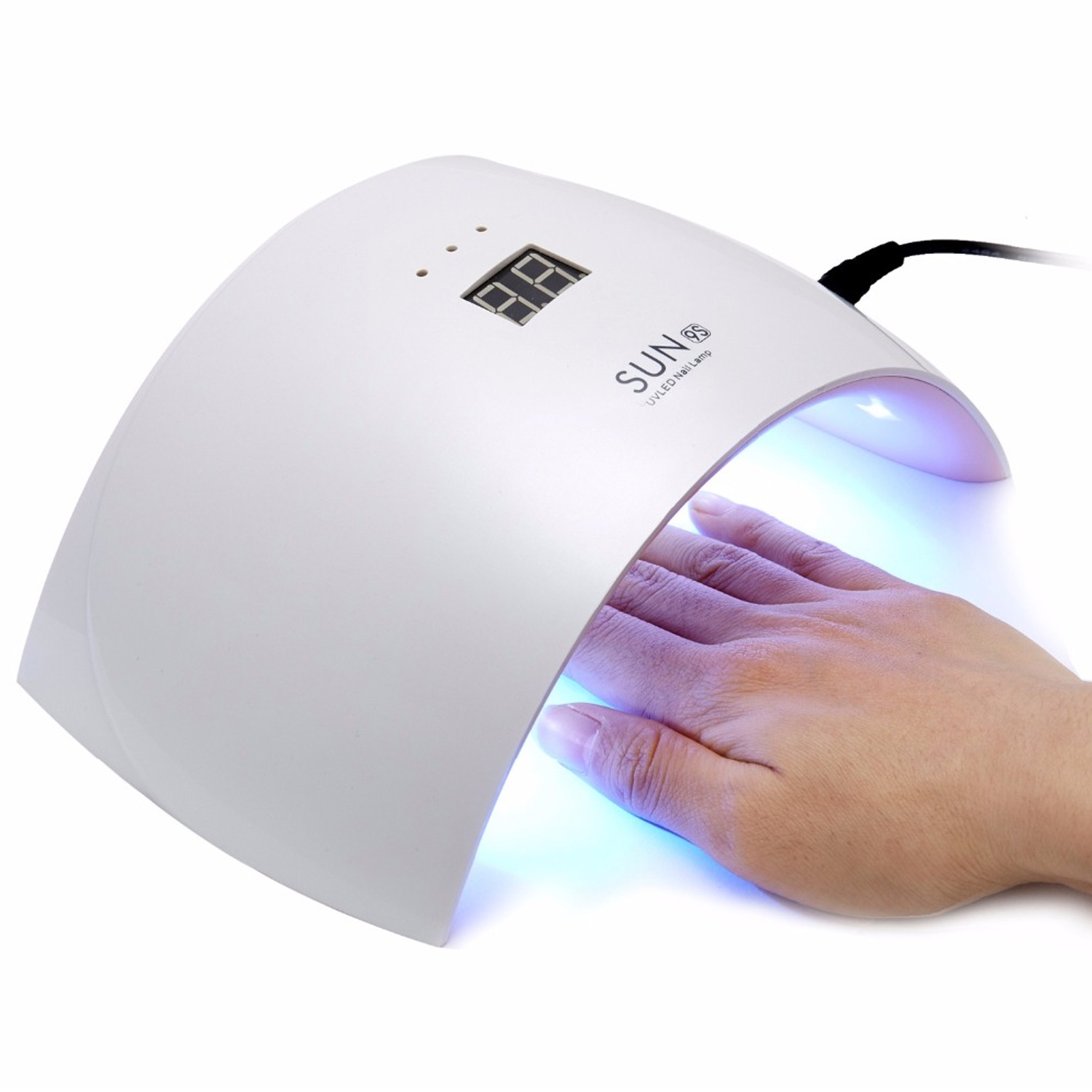 LÁMPARA MANICURE UÑAS BELLEZA SECADOR UV 15 LED 24 WATT - 2