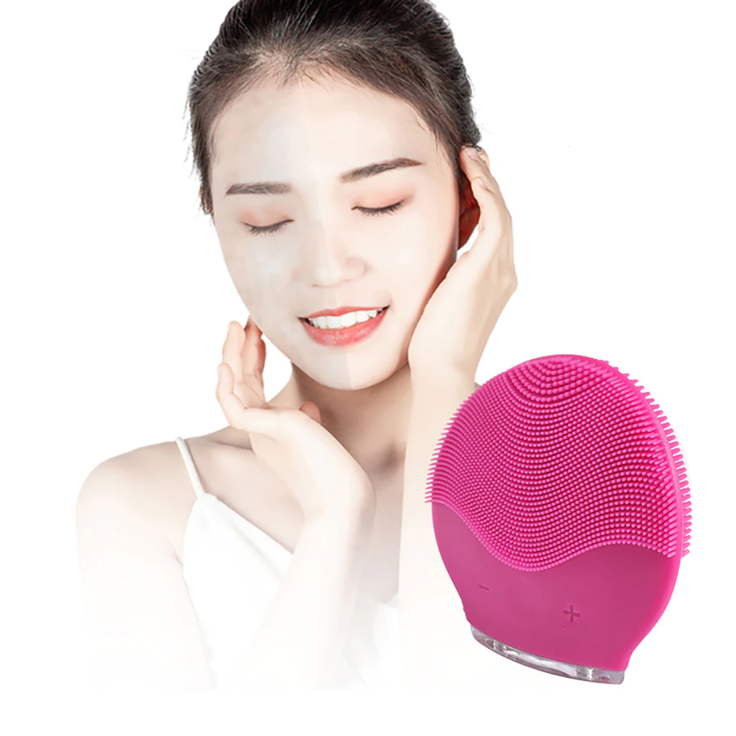 LIMPIEZA MASAJE ULTRASÓNICO CUERPO IMPORTCLICK SAL.12 ROSTRO ROSA - 4