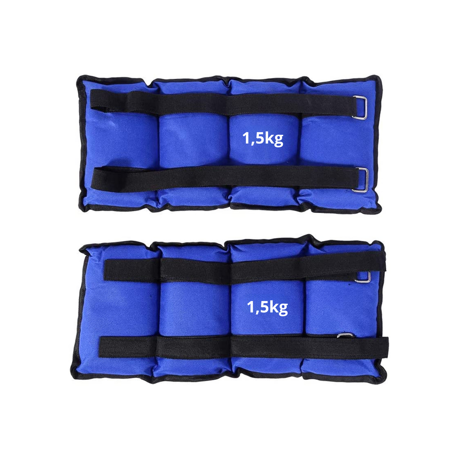 PESAS DEPORTIVAS IMPORTCLICK DEP.10 3 KG TOBILLOS MUÑECA AZUL - 2