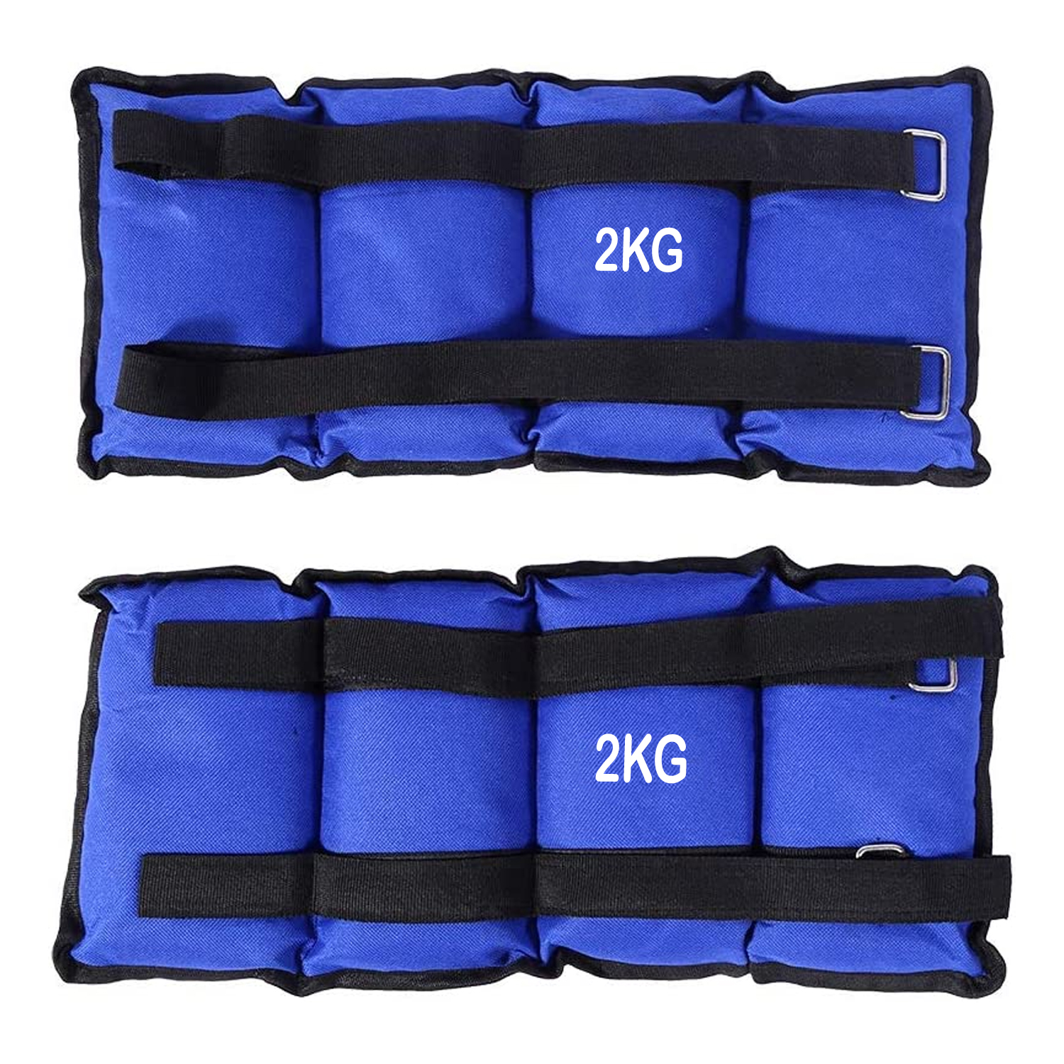 PESAS DEPORTIVAS IMPORTCLICK DEP.11 4 KG TOBILLOS MUÑECA AZUL - 2