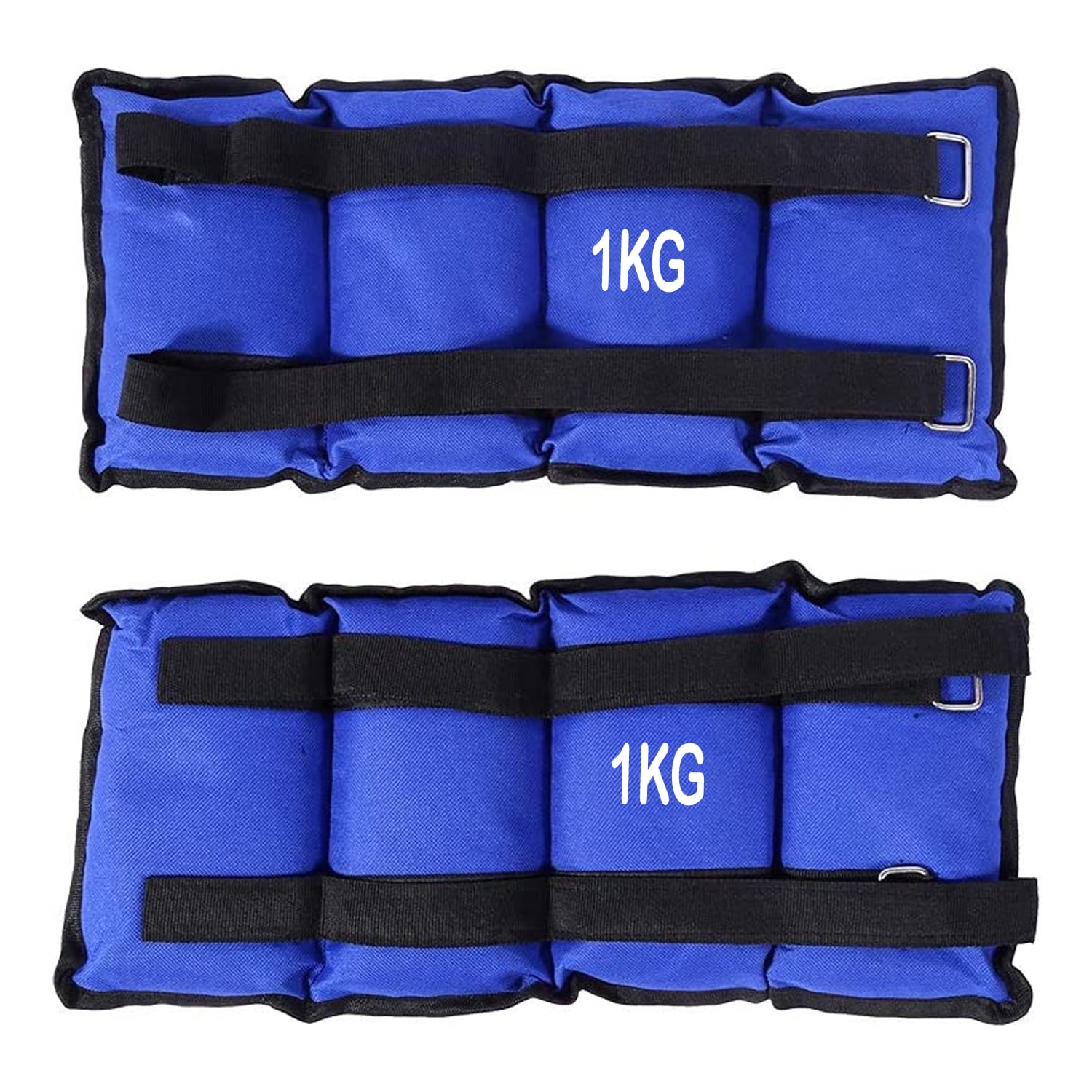 PESAS DEPORTIVAS IMPORTCLICK DEP.09 2 KG TOBILLOS MUÑECA AZUL - 3