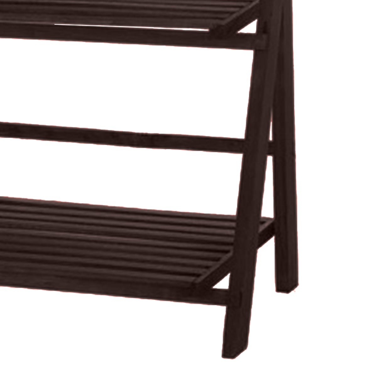 ESTANTE ORGANIZADOR MADERA 2 NIVELES 50 X 36 CM CAOBA - 4