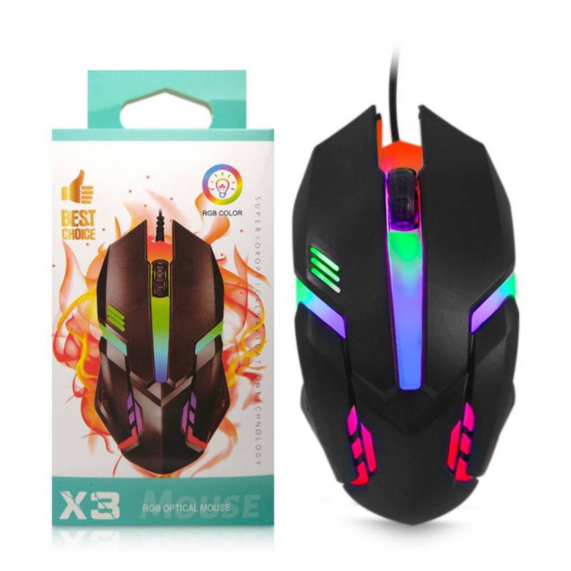 MOUSE IMPORTCLICK RGB GAMER COLORES PROFESIONAL TEC.21 - 5