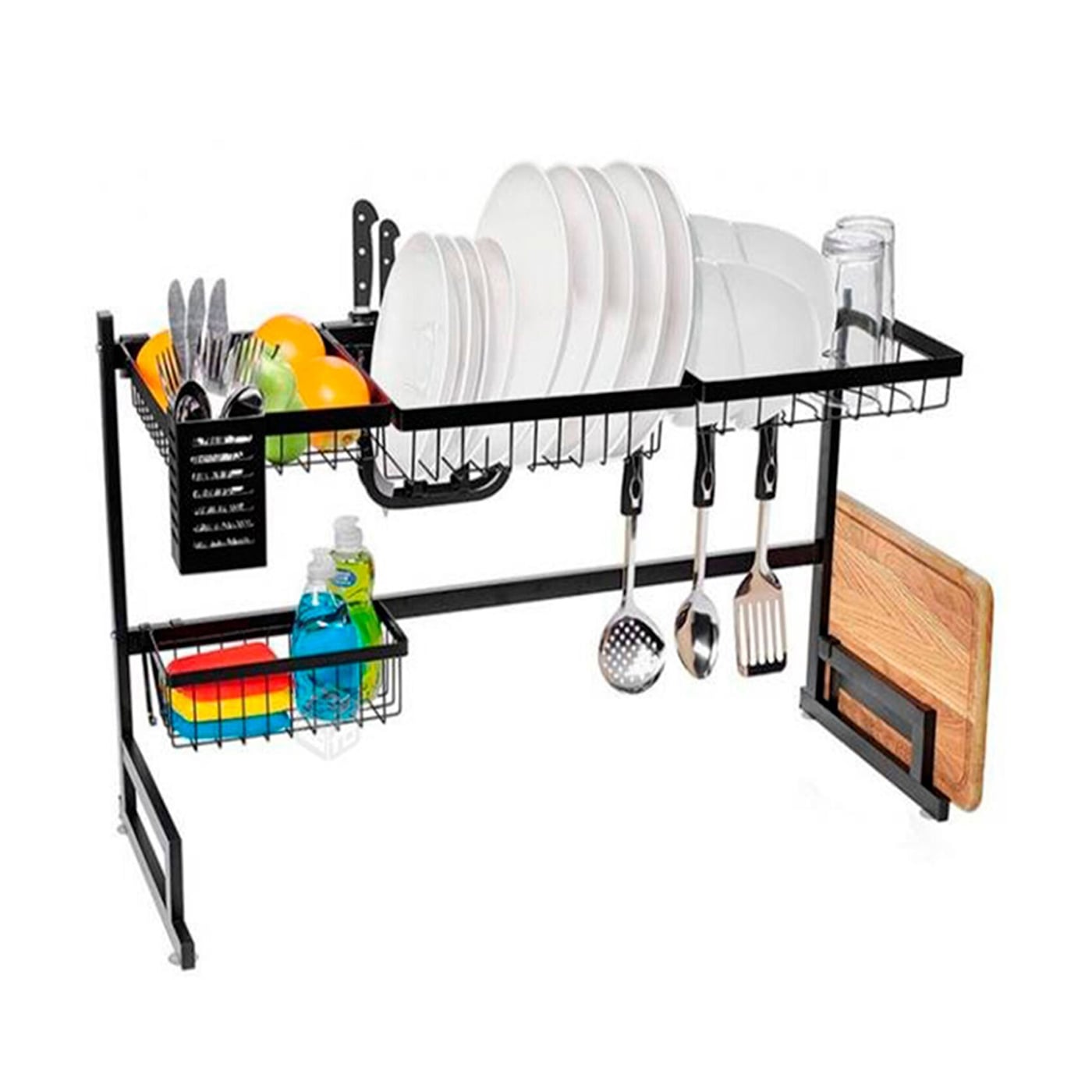 RACK ESCURRIDOR ESTANTE SECADOR ORGANIZADOR PLATOS VAJILLA - 2