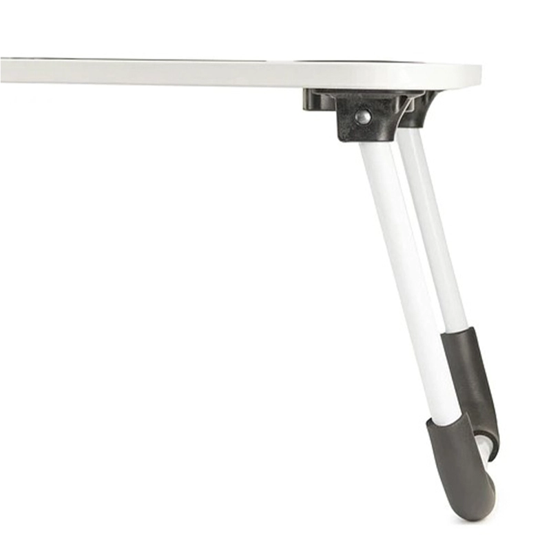 BANDEJA IMPORTCLICK HOG.17 MESA NOTEBOOK CON POSA VASO NEGRO MADERA - 5