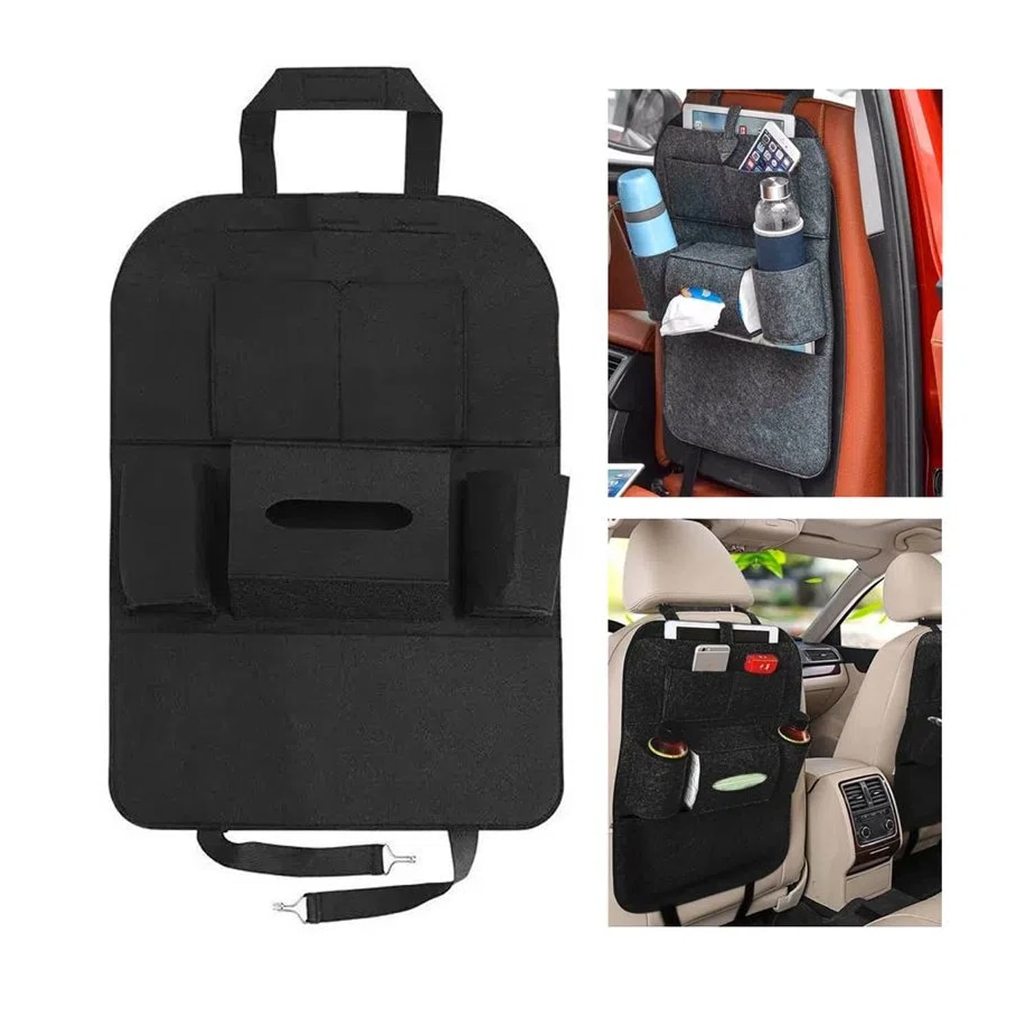 BOLSO ORGANIZADOR RESPALDO ASIENTO TRASERO AUTO - 4