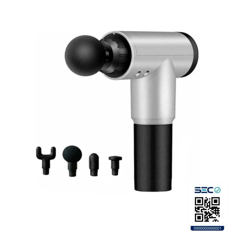 MASAJEADOR CUERPO IMPORTCLICK PISTOLA MUSCULAR 6 VELOCIDADES - 5