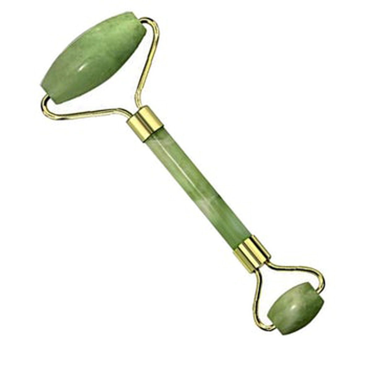 RODILLO MASAJEADOR FACIAL PIEDRA JADE 100% NATURAL - 3